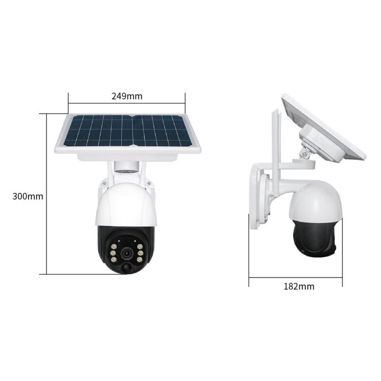 T23 2288 x 1288P Full HD Solar Powered WiFi Camera, Support PIR Alarm, Night Vision, Two Way Audio, TF Card, Include Battery T23 2288 x 1288P Full HD Solar Powered WiFi Camera, Support PIR Alarm, Night Vision, Two Way Audio, TF Card, Include Battery